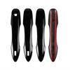 Bright black Front Door Handles Cover Trim 4pc For Toyota Camry 2018-2026