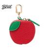 Headphone Case Pouch Faux Leather Coin Wallet Fruity Pattern Mini