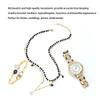 Women Jewelry Set Watch Bracelet Necklace Wife Girlfriend Anniversary Birthday Gift