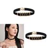 Geometric Style Womens Hip Hop Circle Choker Necklace For Fashion Casual Wear