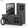Applicable To Redmi Note15 Pro Ring Mobile Phone Case Turbo4 Pro Rotating Bracket Magnetic Case