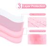 20/50/125pcs White Pink Waterproof Nail Art Table Towels Mat Disposable Foldable Nail Table Mat Nail Art Pad For Salon Practice