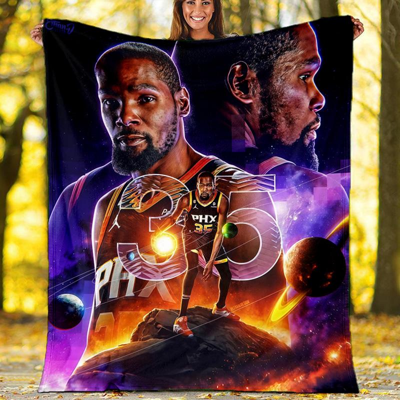 

Philadelphia 76ers No.3 Basketball Star Dual View Flannel Blanket, NBA Fan Soft Throw, Sports Room Decor, Basketball Lover Gift 80cm x 120cm