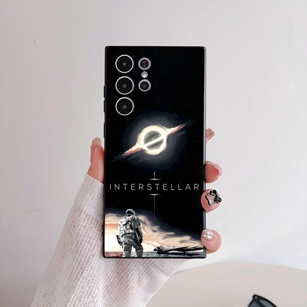 

I-Interstellar Movie Time Phone Case For Samsung S24 Ultra Galaxy S25 S22 S23 S21 S20 Plus 5G Frosted Non-Slip Full Soft Cover samsungS25