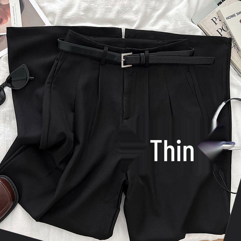 

High Waist Loose Wide-Leg Pants - Slimming & Versatile for Women, Suitable for Spring, Summer, and Autumn. L for 105-119 kg