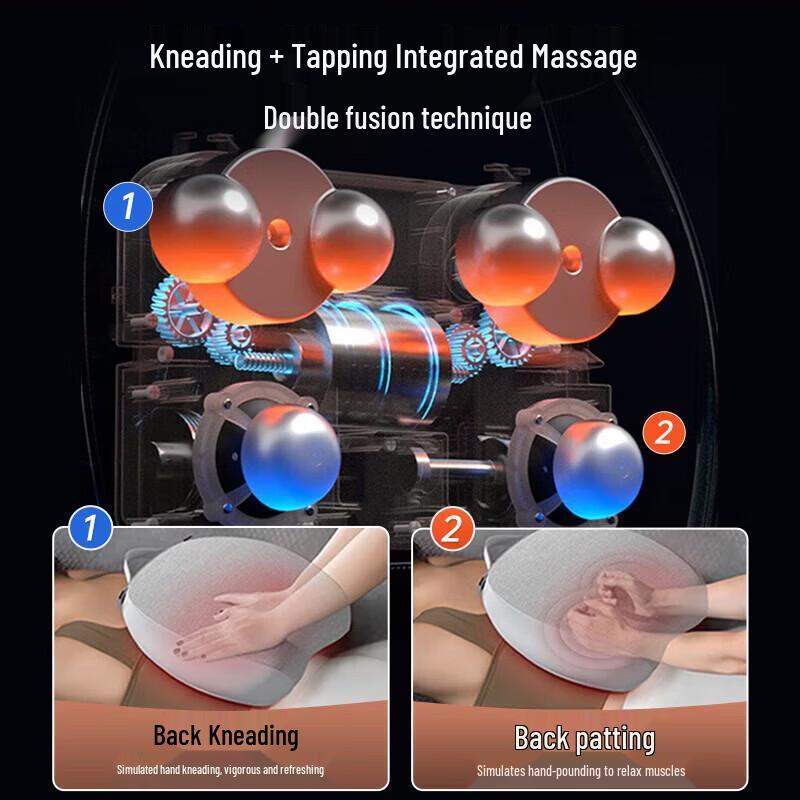 WayourCare Lumbar & Back Massager CN Plug (adapter Included)