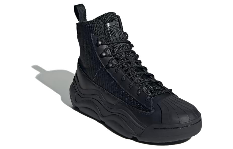 Women's Boots Adidas Wmns Superstar Millencon Boot 'Black Grey'