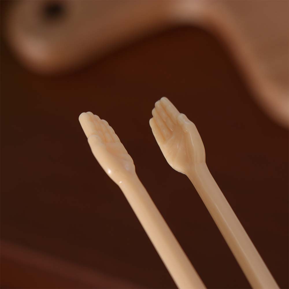 5 párů Hůlky s dlouhou rukojetí do dlaně Plastové tréninkové hůlky pro děti Hůlky Pomocné ruce Večeře