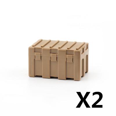 MOC Militärzubehör Bausteine Soldatenfiguren Sandsack Hund Hindernis Camouflage Zelt Schaufel Waffenbox Spielzeug Kinder J038