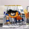 Dragon Ball character Print Flannel Blanket High quality Comfortable for All Seasons Home Decor Warmth and Comfort Perfect for Christmas Gifts