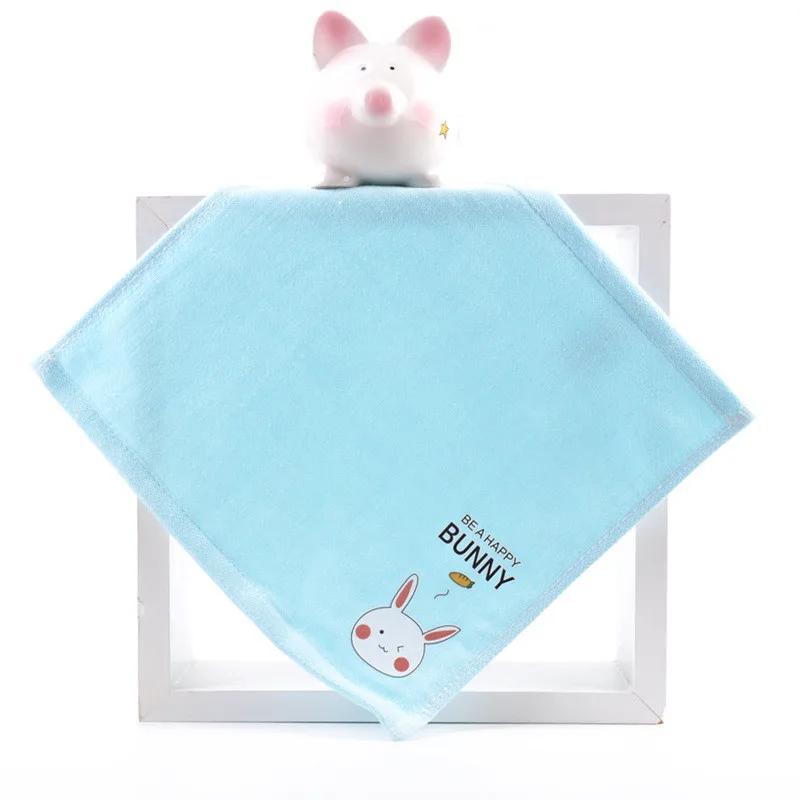 

1Pc 25x25cm Cartoon Animal Embossed Cotton Gauze Bathroom Baby Children Face Towel Hand Washcloth 25x25cm