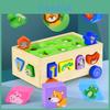 Animal Shape Matching Toy With Wooden Construction For Kids Brain Development