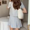 Elegant Solid Color Handbag Anti-splash Water French Underarm Bag Shopping Soft PU Tote Bag  Work