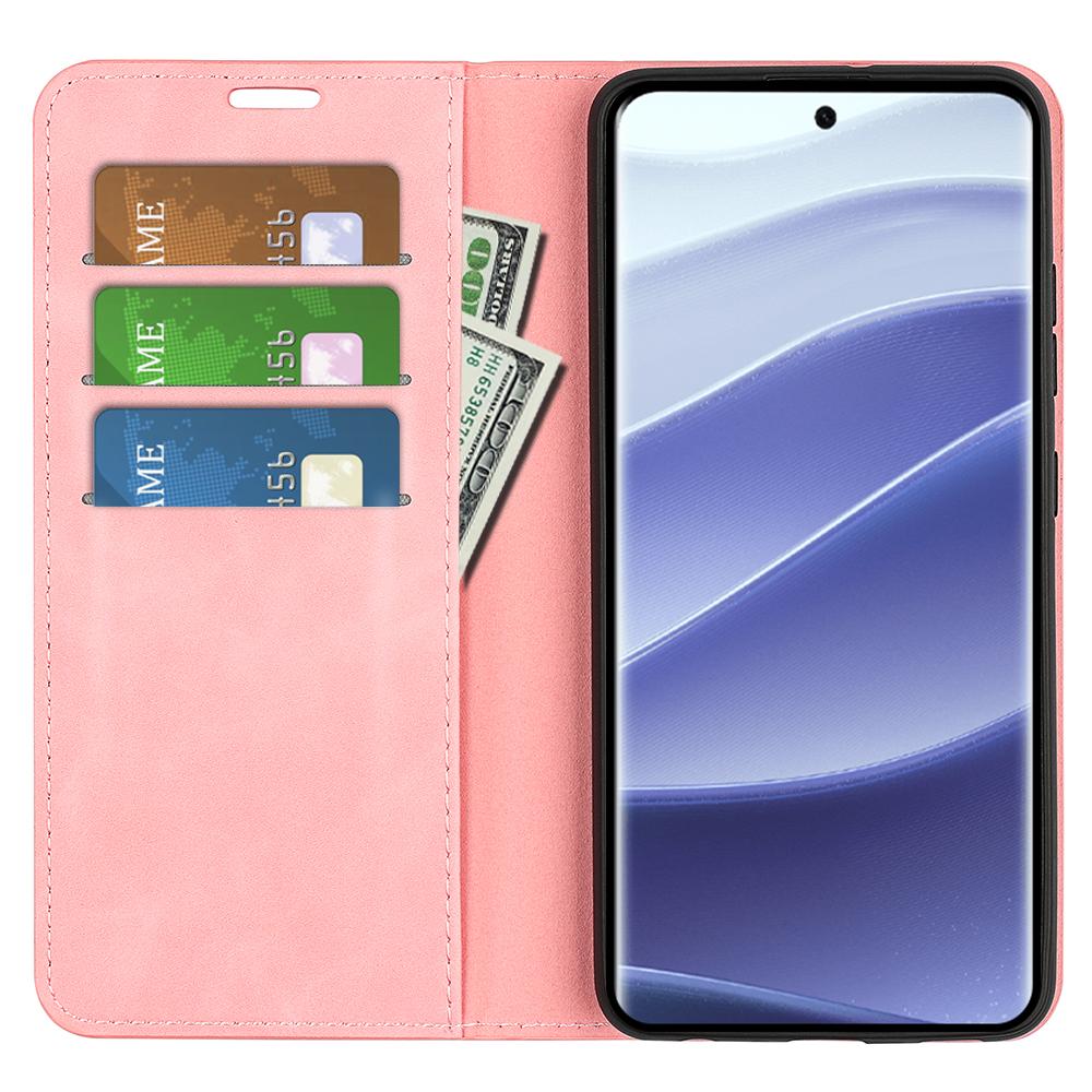 For Xiaomi Redmi Note 14 Pro 5G/Poco X7 5G Case Skin-Touch Leather Wallet Phone Cover