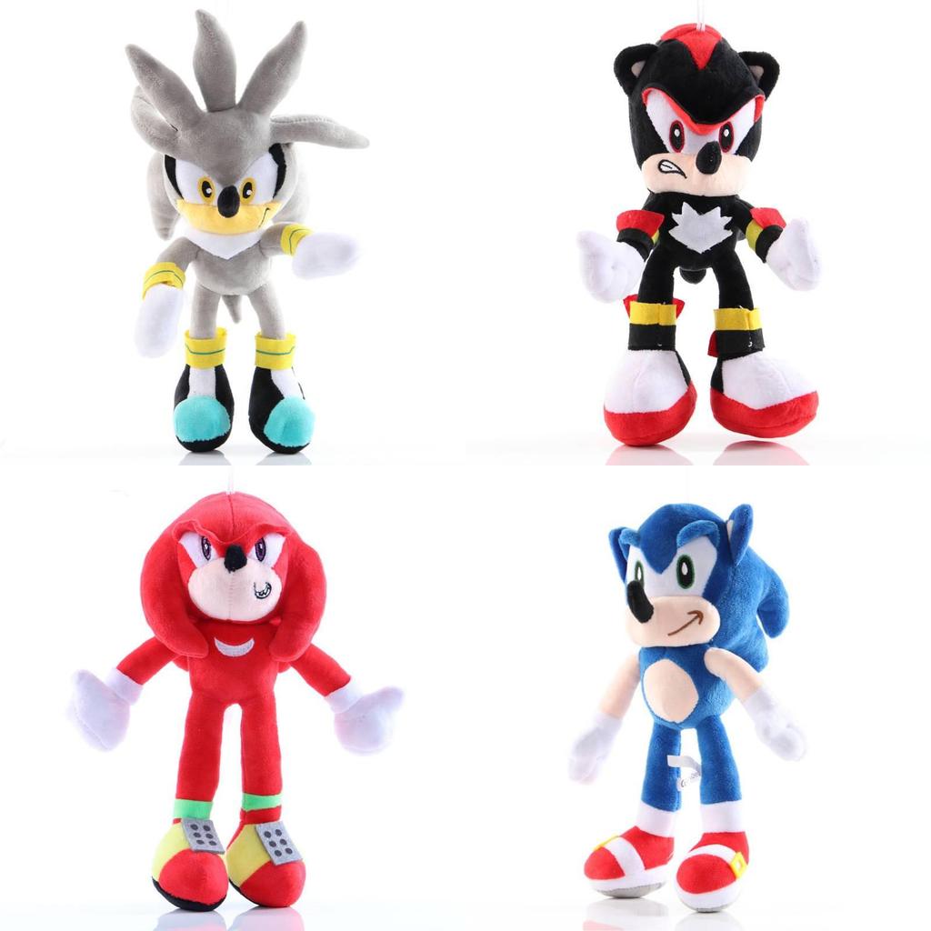 Super Soft Sonic Hedgehog Plush Toy 12 Inch Adorable Stuffed Animal For Kids