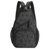 Men and Women's Crossbody Bag New Fashionable and Versatile Shoulder Bag Laser Geometric Chest Bag Outdoor Reflective Backpack