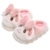 Children's Slippers for Women, Winter Women, Boys, Rabbits, Cute Soft Soled Warm Home, Anti Slip Baby Fur Shoes