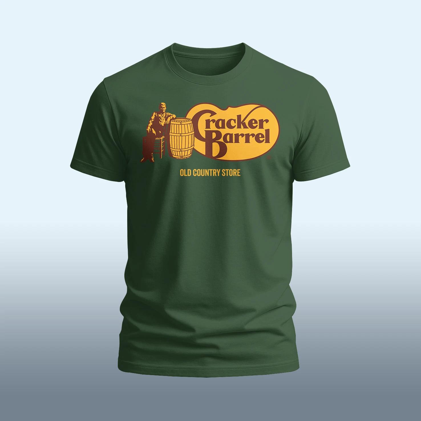 New Cracker Barrel Restaurant logo funny T-Shirt Size S-5XL M