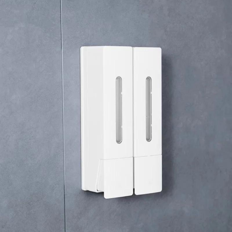 New 400ml Wall Hanging Free Punching Manual Soap Dispenser Hand Soap Shampoo Hotel Soap Dispenser