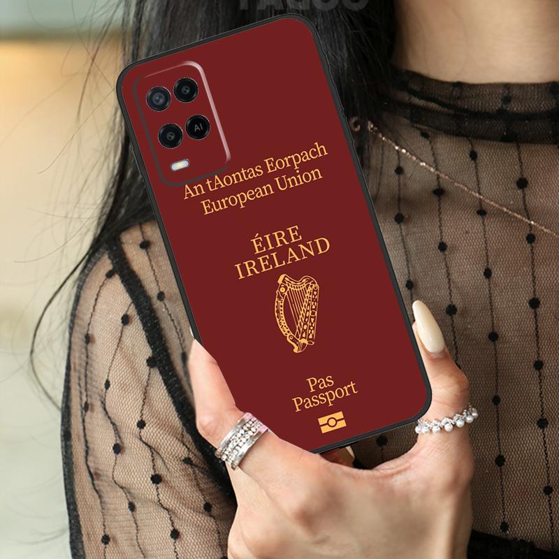 

Irish Passport Ireland Flag Case For Oppo A16 A76 A96 A17 A18 A60 A80 A40 A38 A58 A78 A98 A94 A74 A54 A15 A57 A77 A5 Pro OPPO A5 Pro 5G