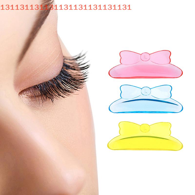 5 Pairs Glue Free Bow Shape Silicone Eyelash Perm Rod Lash Lifting Lamination Pad 3D Lashes Extension Curler Accessories Tools