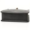 Shoulder Bag Square Leather 2WAY Shoulder Bag B007002 Black [Ravaga Jerry] (10)
