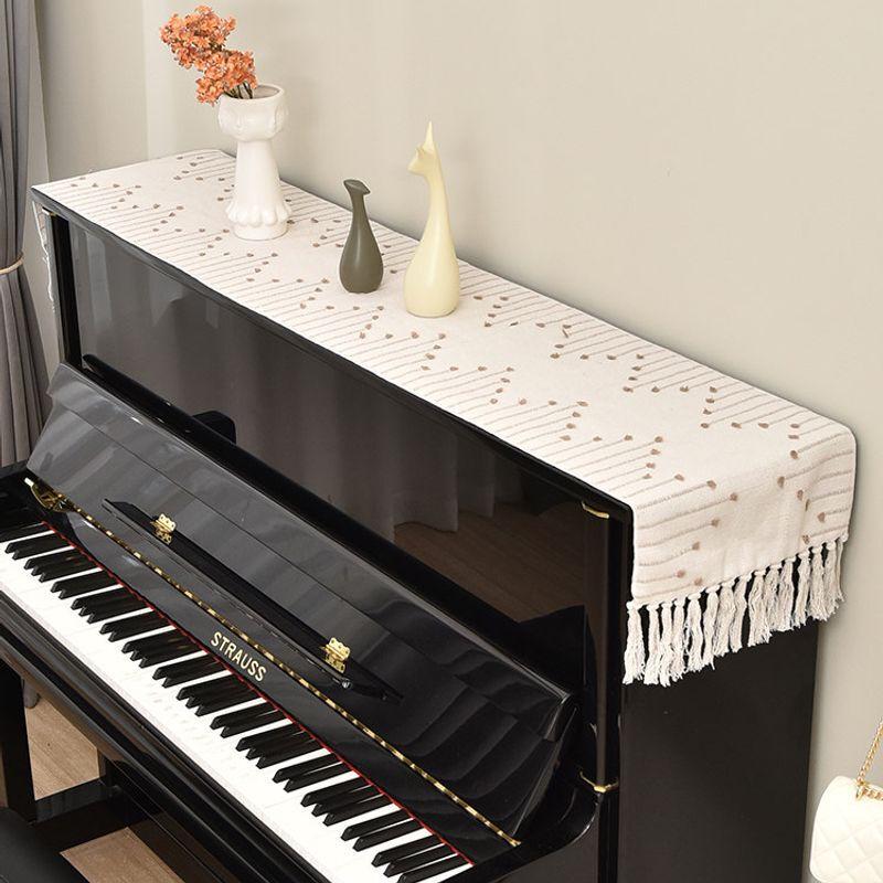 Handmade Woven Tassel Piano Dust Cover