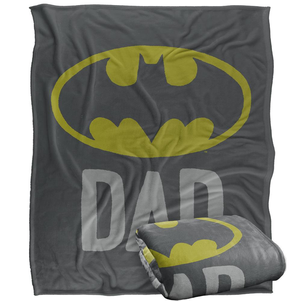 Batman Dad Logo Blanket