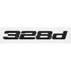 For G20 G21 G28 F30 F31 F34 F35 E90 E91 E92 E93 E46  DIY Sticker Rear Trunk Badge Plastic Decal 3 Series 325d 330d 335d 328d