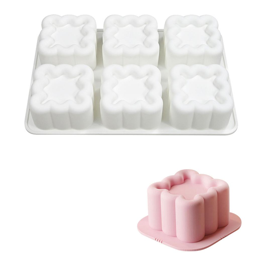 Wklęsłe Foremniki do Ciastek Przezroczysty Wzór Foremka do Świec Zapachowych Festiwalowe Foremniki do Ciast Silikonowe Formy do Deserów do Gotowania Miłość