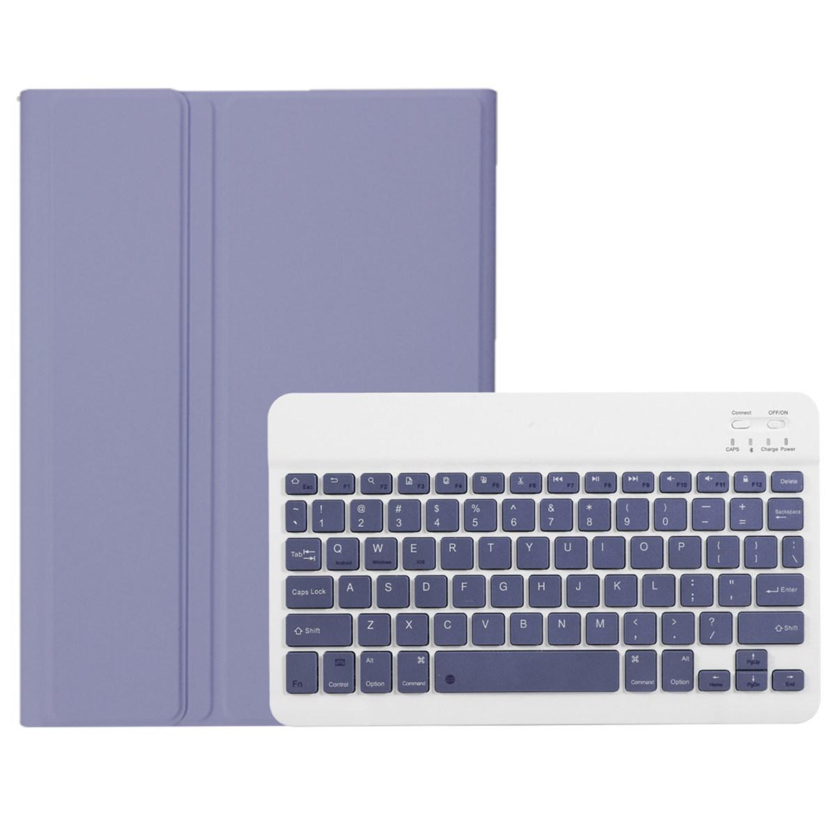 

A0N7 For Xiaomi Pad 6/Pad 6 Pro PU Leather Cover Ultra-Thin Stand Tablet Case with Removable Bluetooth-compatible Keyboard Purple
