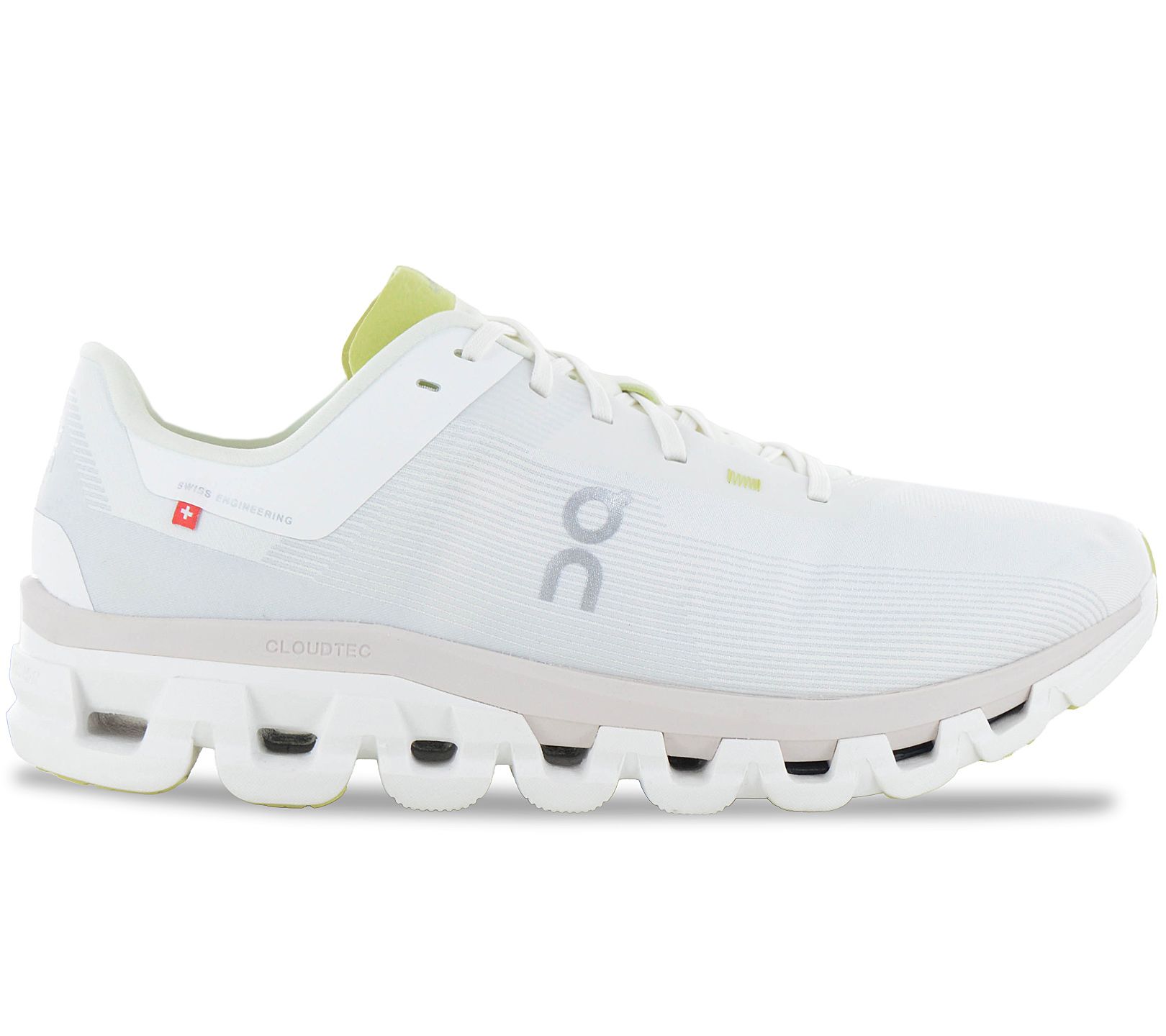 ON Running Cloudflow 4 - Мужские Кроссовки Cloud Обувь White-Sand 3MD30100248 ОРИГИНАЛ EU 45 US 11 белый