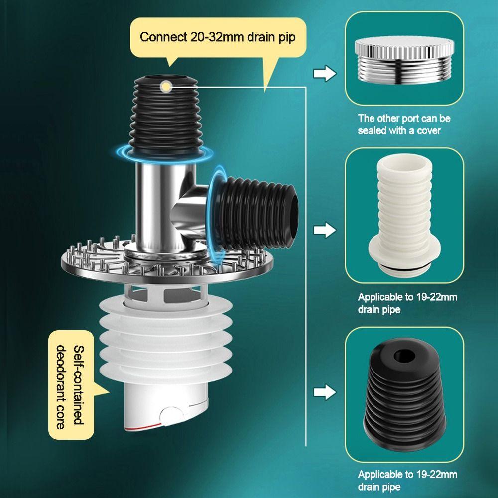 Double Purpose Washing Machine Floor Drain Cover Insect Prevention Sewer Special Elbow Pipe Joint