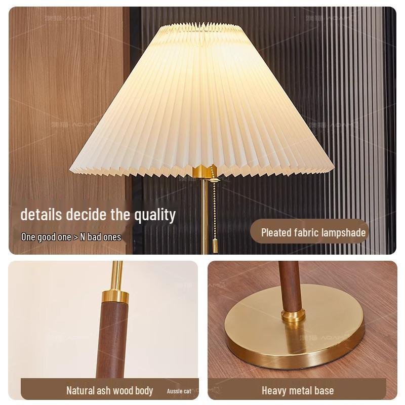 Antique-Style High-End Floor Lamp for Living Room or Bedroom Ambience