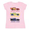 Cars T-shirt in Cotone Profilo da Gara per Ragazzo