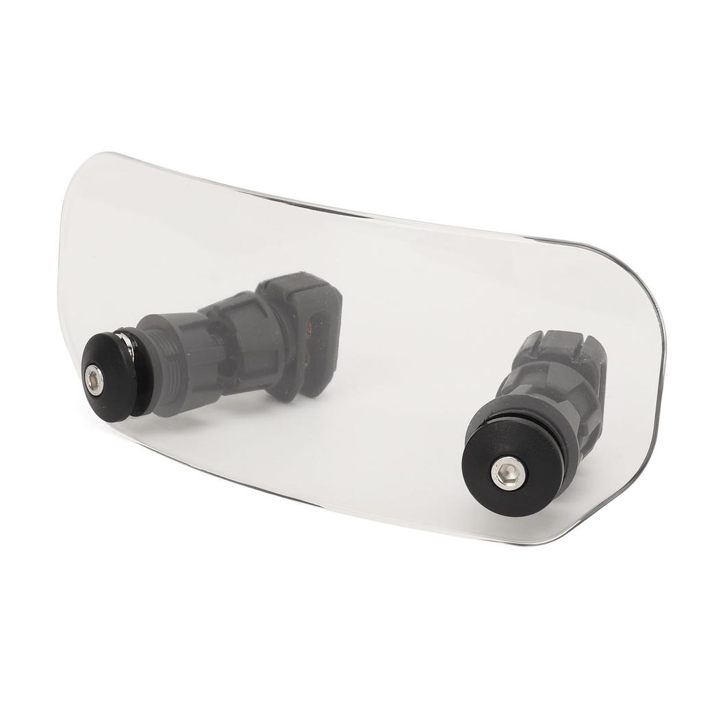 Motorcycle Windscreen Adjustable Protective Noise Reduction Windshield Wind Deflector for Motorbike