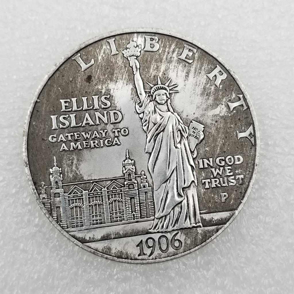 Amarzk 1906 Statue Of Liberty United States With Torch Commemorative Challenge Coin Amarzk 1906 Statue Of Liberty United States With Torch Commemorative Challenge Coin