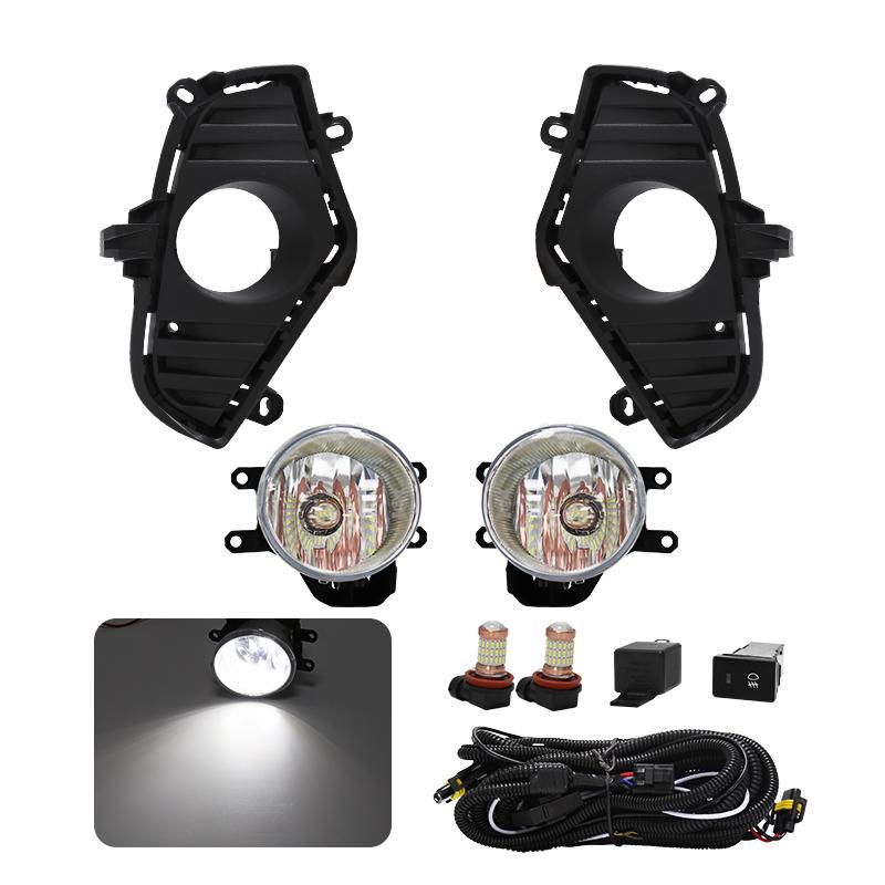 Car Fog Lamp Assembly for Toyota RAV4 2019 2020 2025 Driving Light Auto Hglogen Lamp LED Daylight