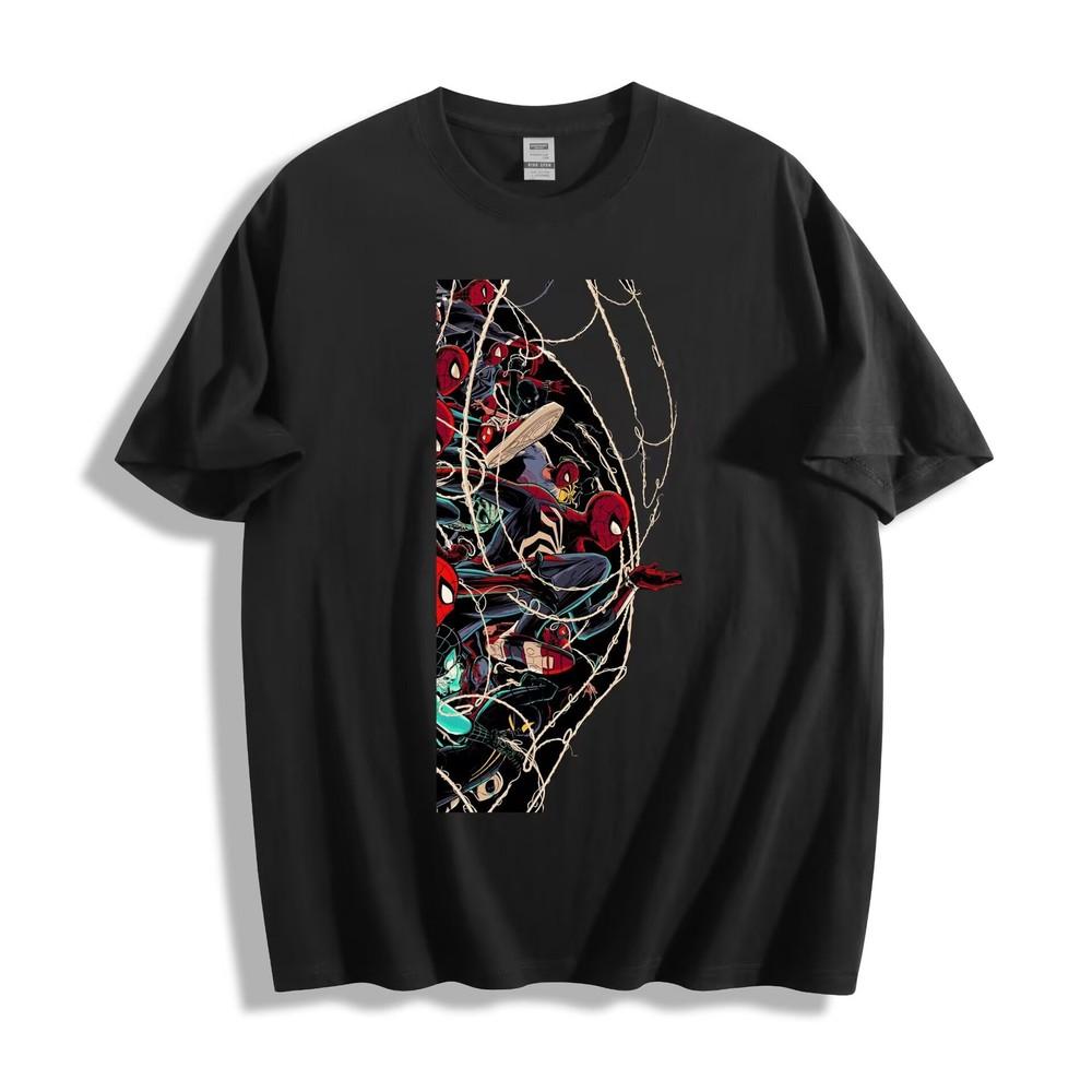 Spider Unisex Leap City T Shirt Red Superhero Design Unisex Tee