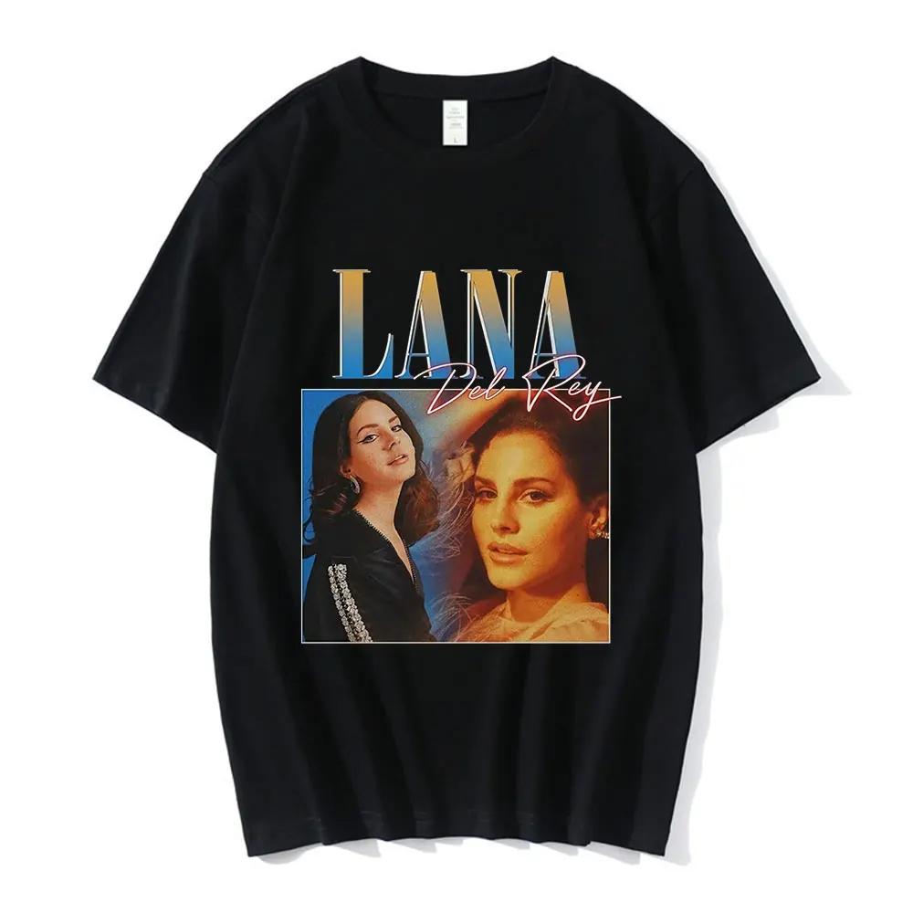 

Unisex New Lana Del Rey Ldr Graphic Print T Shirt Fashion Streetwear Short Sleeve Casual Crew Neck Plus Size T Shirt Women 62477 4XL