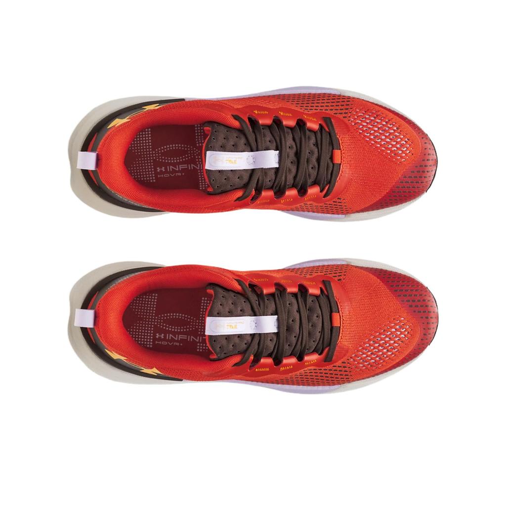Under Armour Infinite Pro Fashion Comfortable Shock Absorbing Breathable Low Top Running Shoes Unisex Sneaker Orange 3027202-842