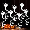 Halloween Spiralhänge-Deko Spukhaus-Requisite Gruselige Hängeornamente Geist Innen-/Außen-Halloween-Deko