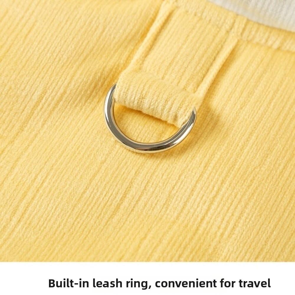 Cartoon Dog Warm Coat Tail-shaped Winter Down Jacket Cute Dog Rabbit Collar Vest  Small Dogs