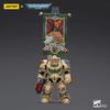 In Stock JOYTOY Warhammer 40K Dark Angels Deathwing Ancient with Company Banner 1:18 Action Figure,Collection Model