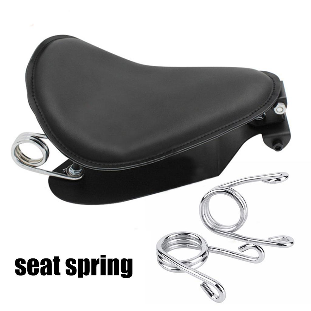 1 Pair of Black 3" Seat Springs Solo Seat Modification Spring for Motorcycle 3" Barrel Coiled Solo Seat Springs