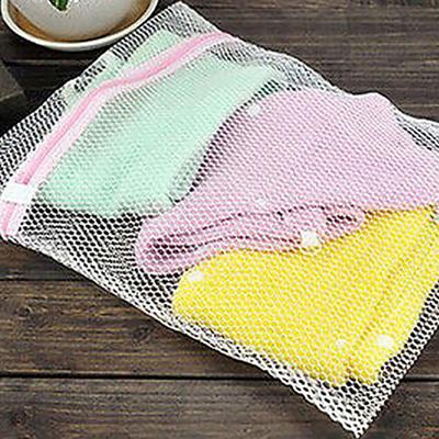 Zipper Bag Zipper Pouch for Camping Folding Bra Underwear Clothes Washing Machine Laundry Bag Practical Flodable Folding
