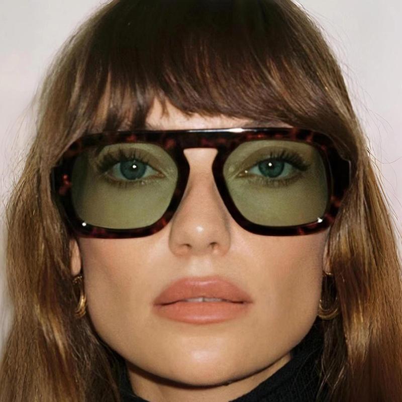New Square Sunglasses Women Big Frame UV Protection Sun Glasses For Ladies Outdoor Commuter Shades Personalized Design