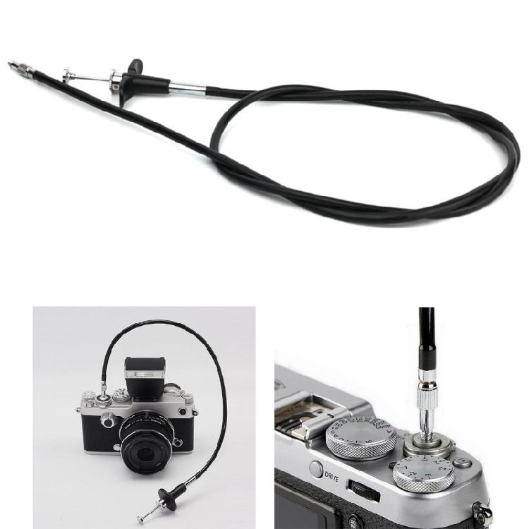 Camera Remote Shutter Cable Release Screw Threaded Cord - 40cm/70cm/100cm Length