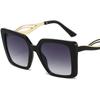 NEW Sun Glasses Unisex Anti-UV Spectacles Square Eyeglasses Personality Temples Hollow Design Sunglasses