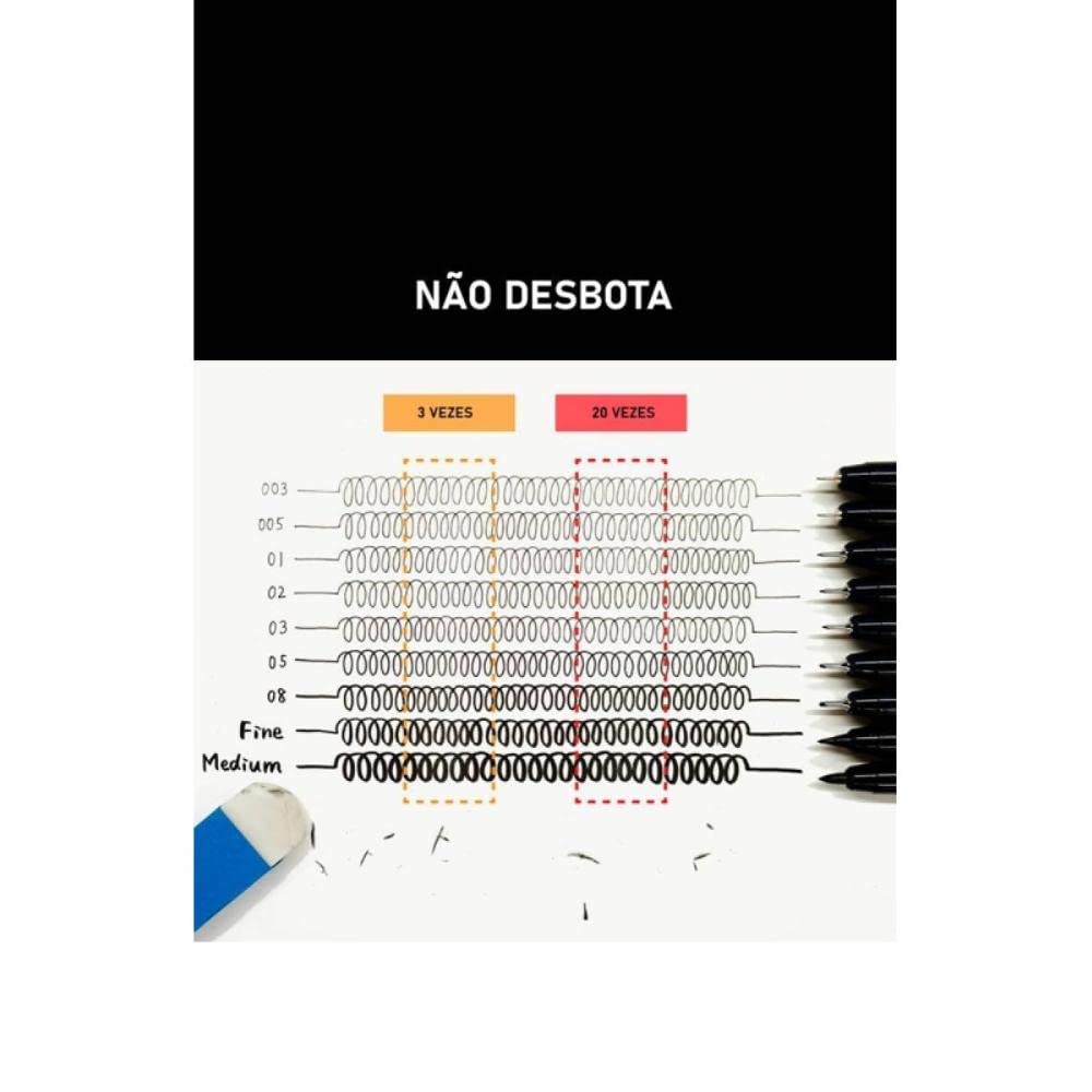 Kuretake ZIG Mangaka Black Cartoonist, 003, (CNM-003-010)